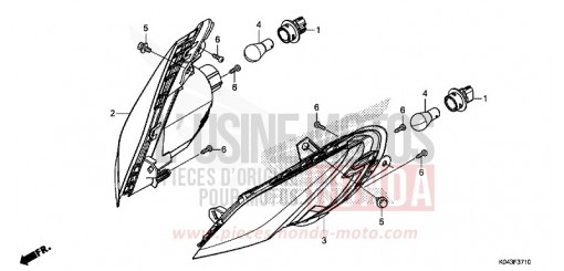 CLIGNOTANT AVANT NSS300AD de 2013